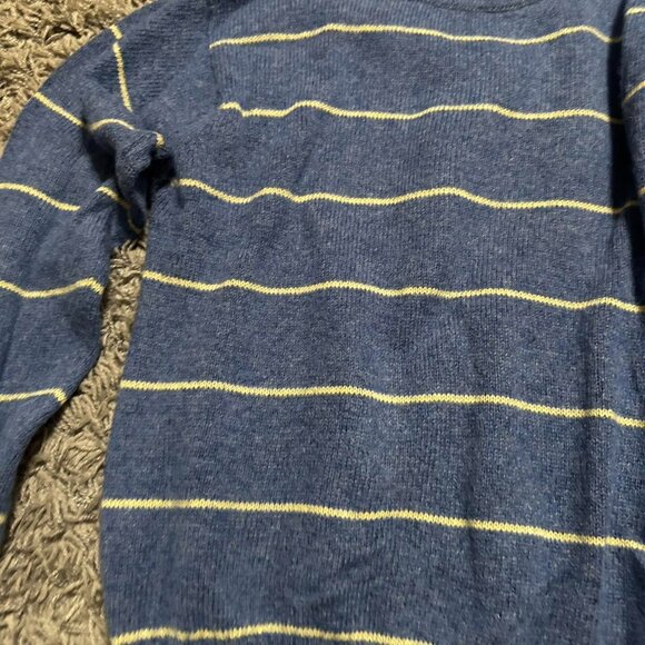 90s Vintage Retro Stripped Minimalist Sweater Size L - Picture 2 of 7